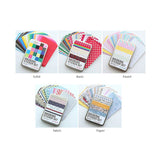 Set of Masking Paper Stickers Washi Tape in Metal Tin  - 5 Designs to Choose! - SweetpeaStore