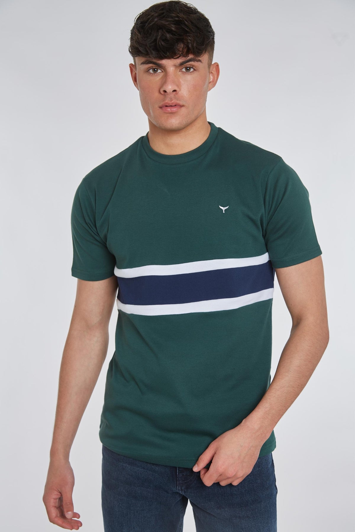 Men's Morston T-Shirt - Green - Whale Of A Time Clothing
