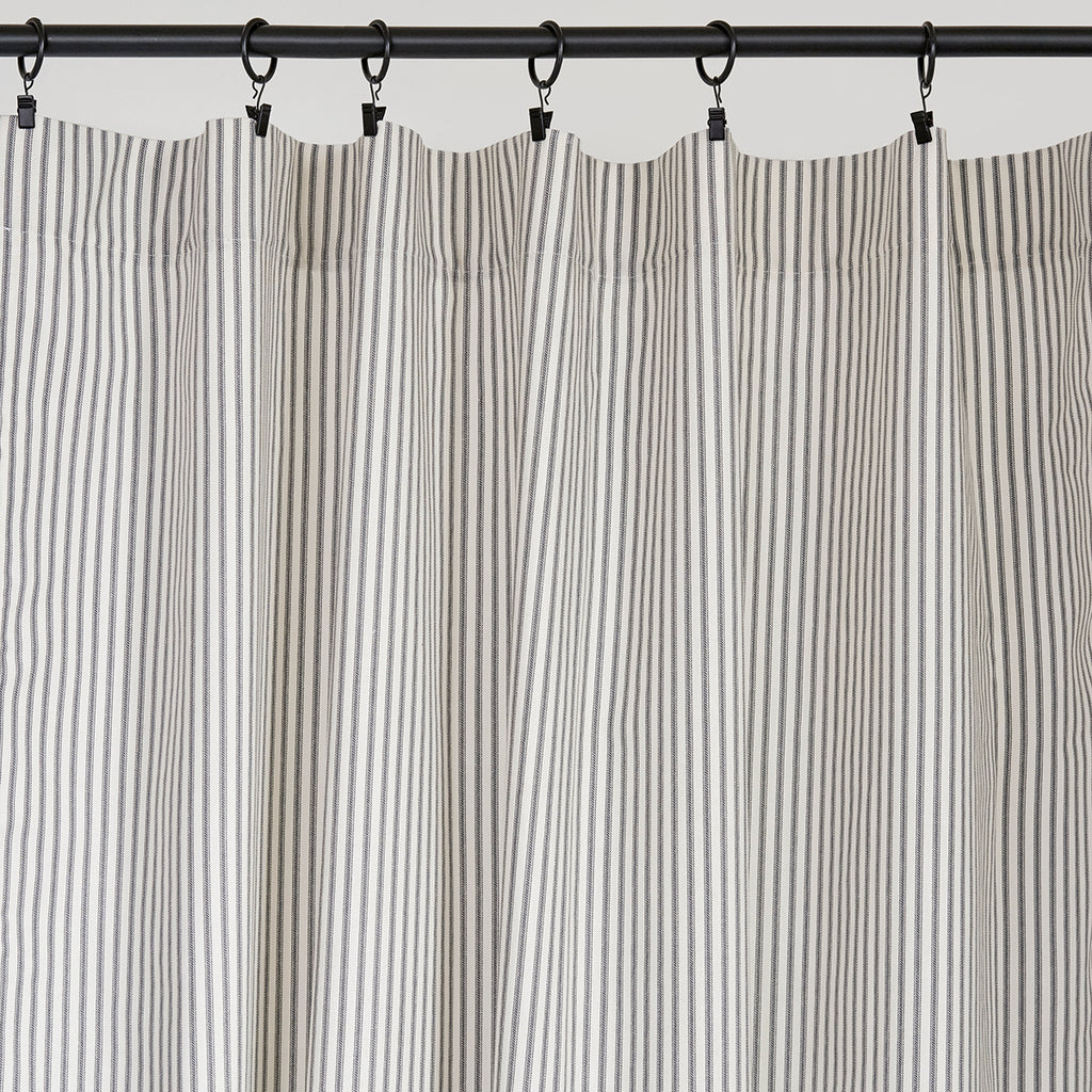 Ticking Stripe Curtain Panel 5 Colors Available Southern