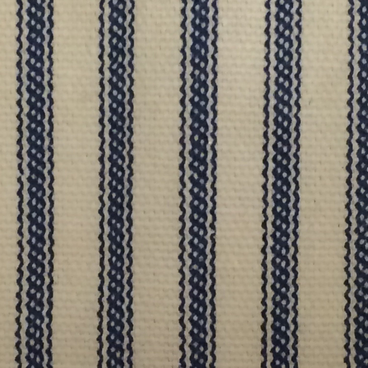 blue ticking stripe duvet