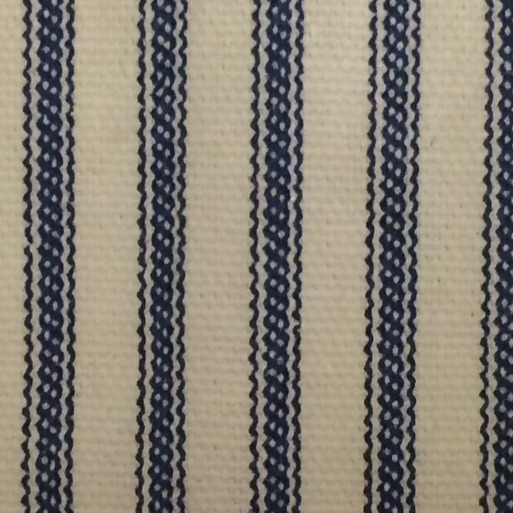 Ticking Stripe Duvet Cover Navy Blue Southern Ticking Co