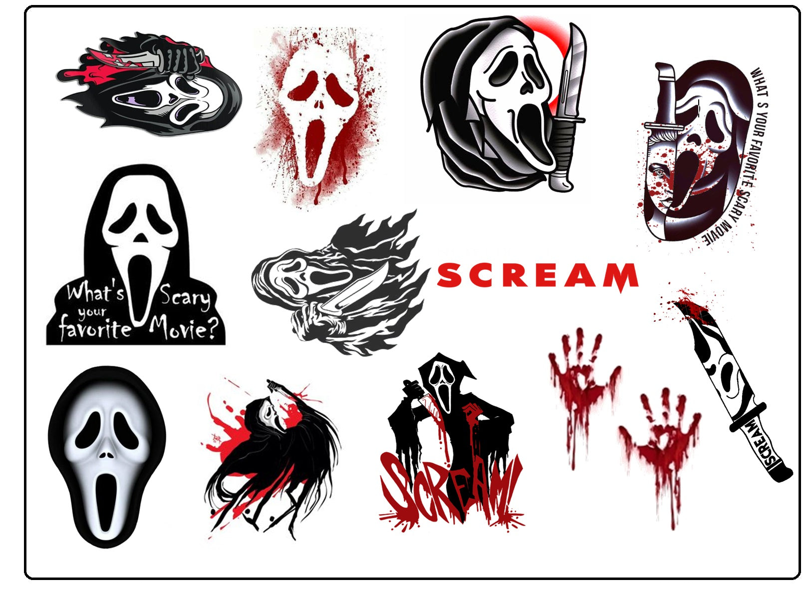 135 Suspenseful Scream Tattoos For Every Horror Movie Fan