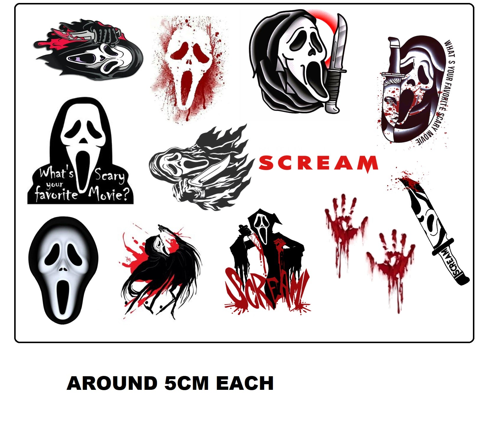 135 Suspenseful Scream Tattoos For Every Horror Movie Fan