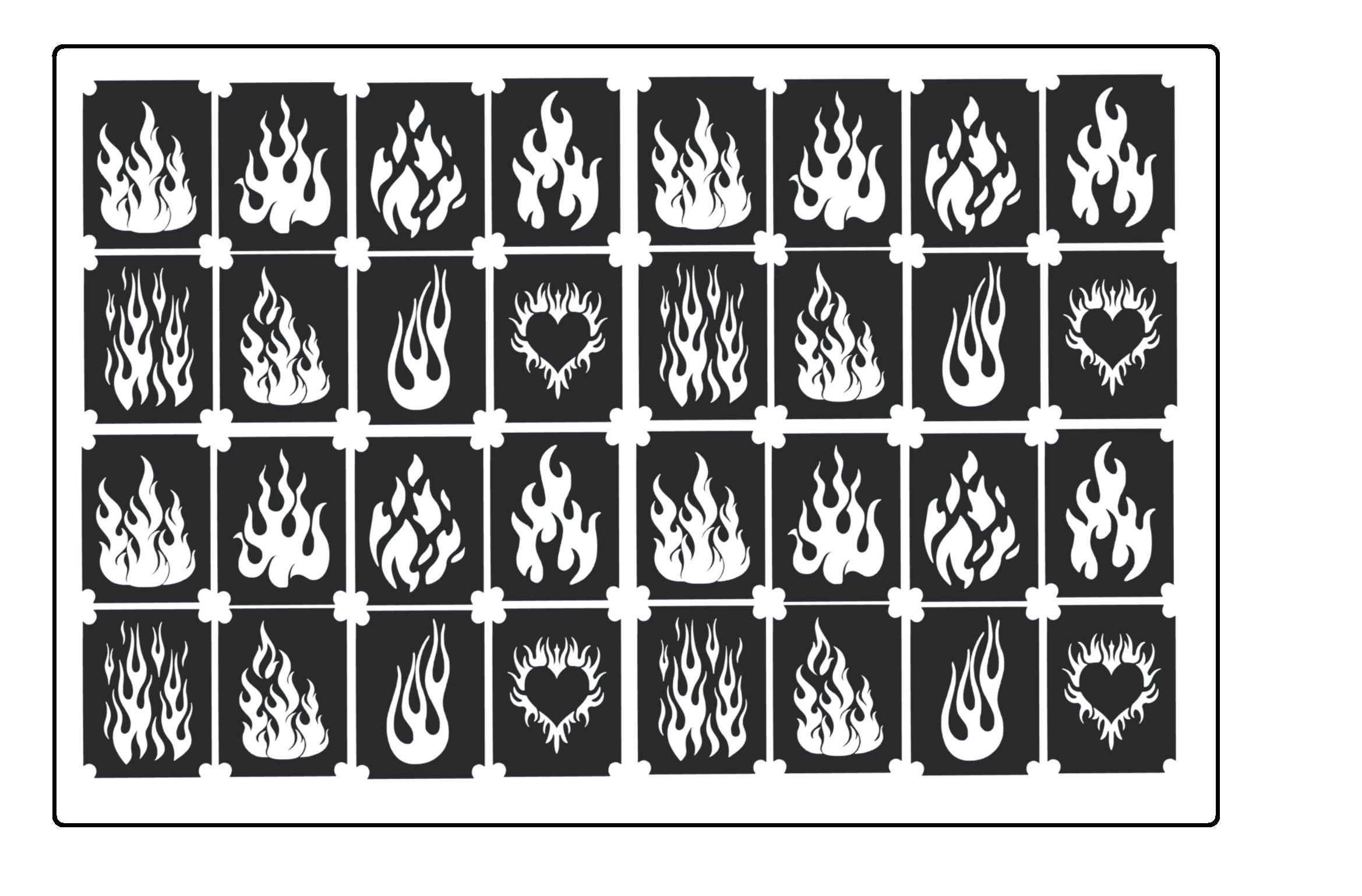 tribalflamemaskgif 710554  Flame tattoos Tattoo pattern Flame  design