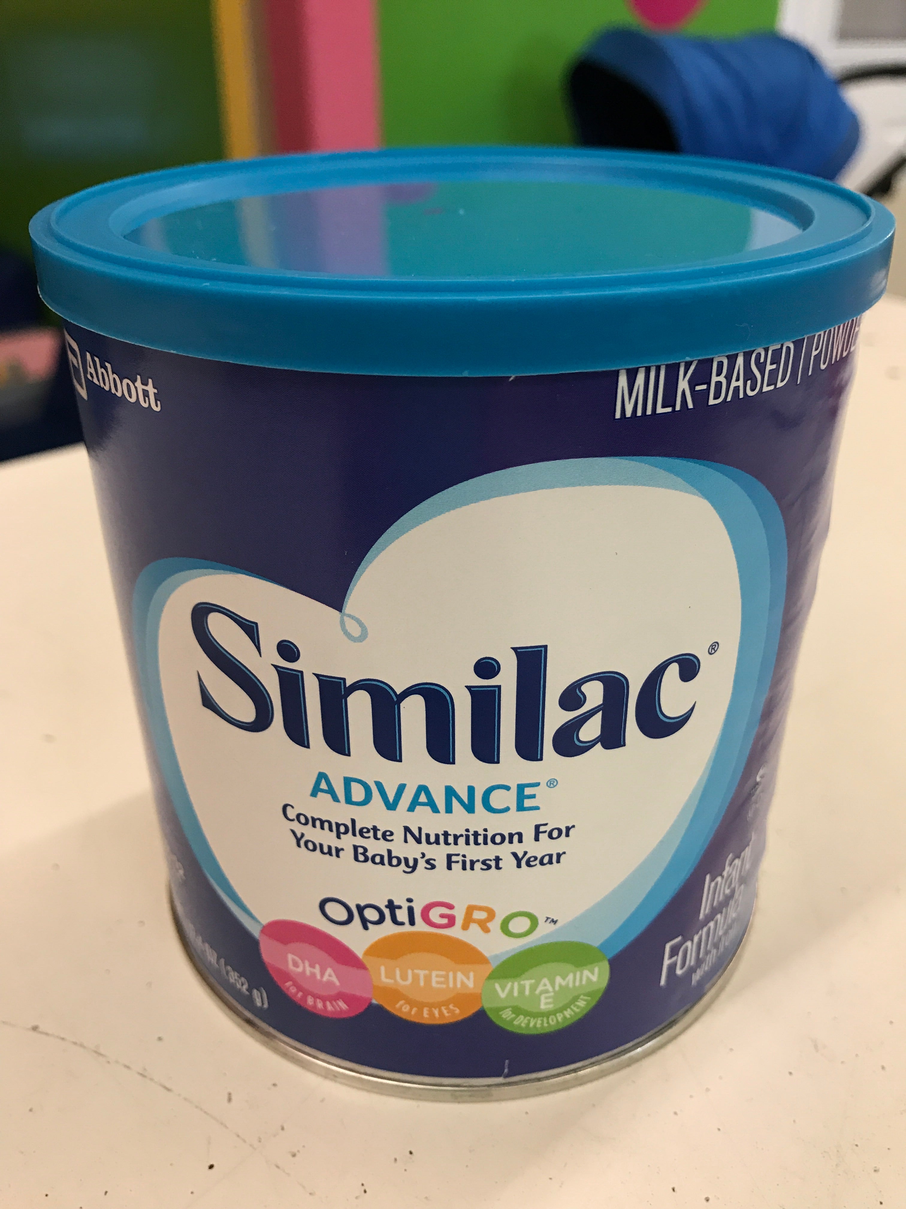 blue similac formula