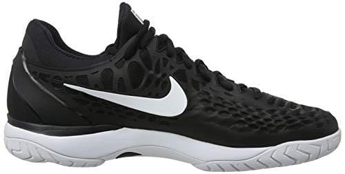 Men's Air Zoom Cage 3 HC Shoes (11 D(M) US, Black/White-An –