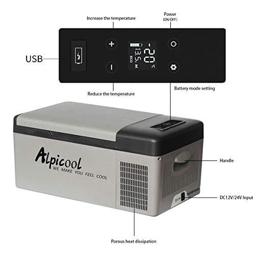 alpicool c15 portable refrigerator