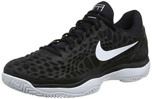Nike Men's Air Zoom Cage 3 HC Shoes (11 D(M) US, Black/White-An – Ultra Pickleball