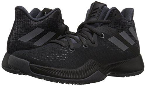 adidas Boys' Mad Bounce J Shoe Utility Black/Grey, 3.5 M US Pickleball