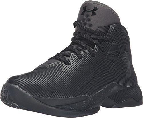 Armour Grade School 2.5 Basketball Shoe (7Y, Black/Charcoa Ultra Pickleball