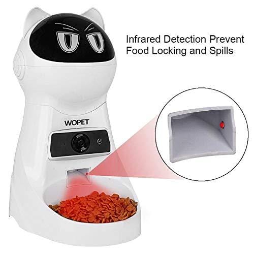 WOpet SmartFeeder,Automatic Pet Feeder Stainless Steel Bowl，Auto Dog C