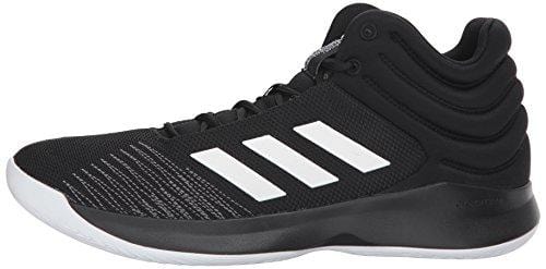 adidas Men's Pro Spark 2018 Basketball Shoe, Black/White/Grey, 13 M – Pickleball