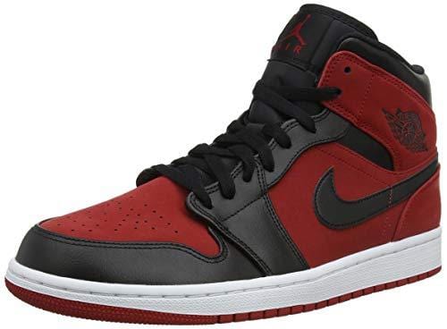 retro 1 red black white