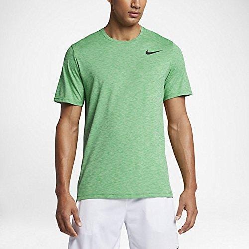 Nike Men's Breathe Short-Sleeved Training Top T-Shirt (Small, Tourmali ...