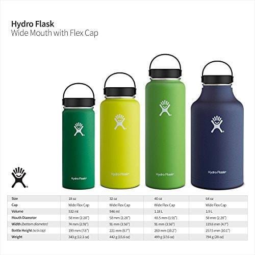 Hydro Flask W18TS110 Mouth 18 oz. Wide 