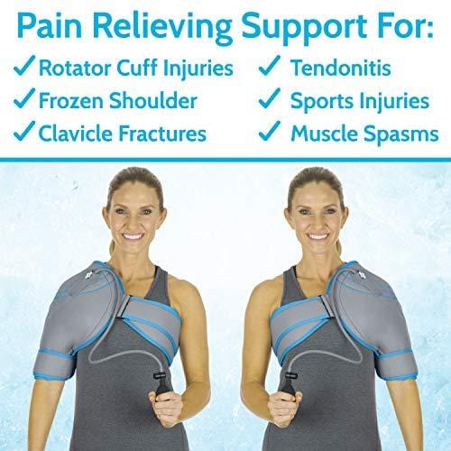 cold one shoulder ice compression wraps