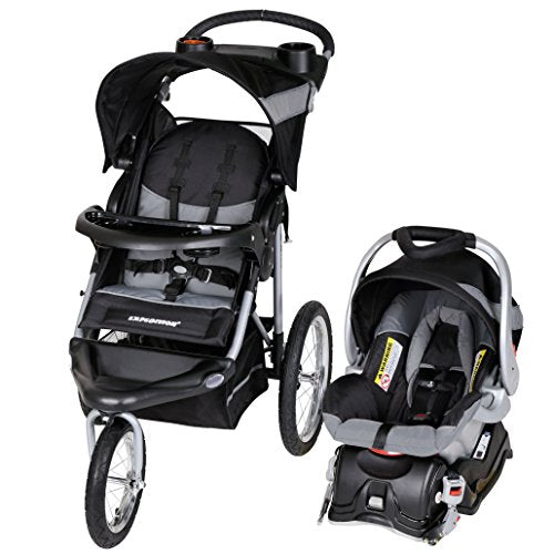 Photo 1 of Baby Trend Expedition Jogger Travel System, Millennium White
