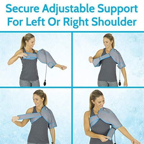 cold one shoulder ice compression wraps