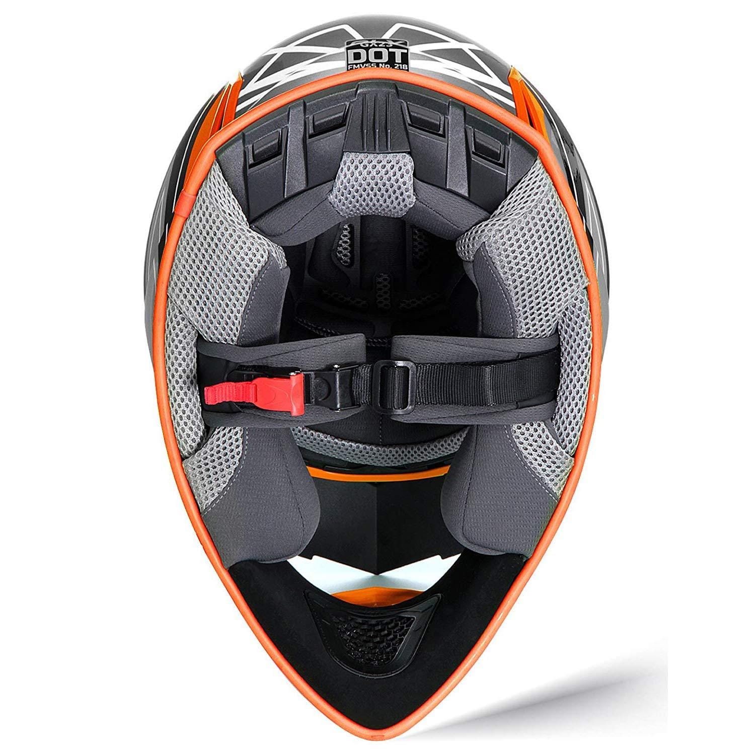 GLX Unisex-Adult GX23 Dirt Bike Off-Road Motocross ATV Motorcycle Helm – Ultra Pickleball