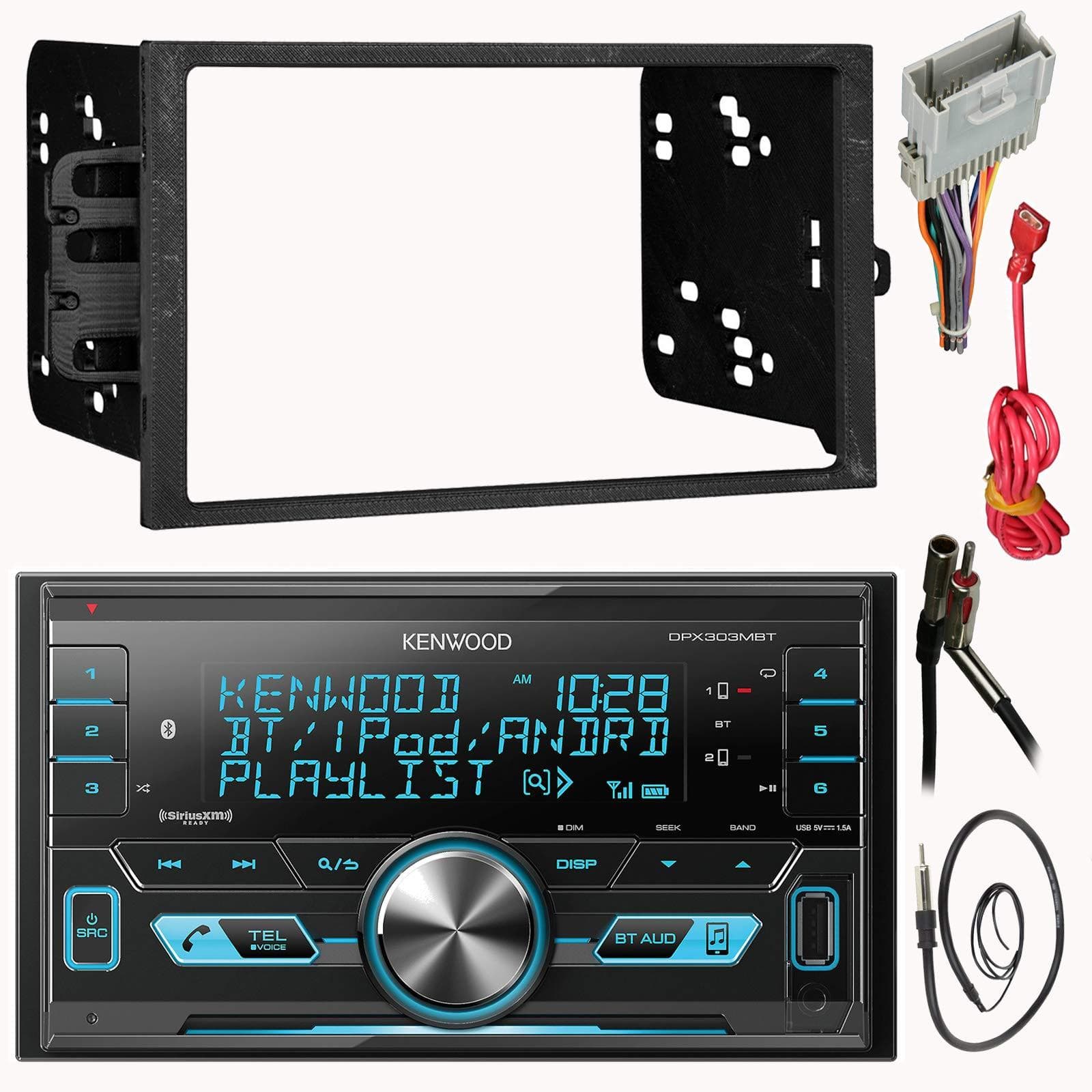 plaag veer breed Kenwood Double 2 Din CD MP3 Car Stereo Receiver Bundle Combo with Metr –  Ultra Pickleball