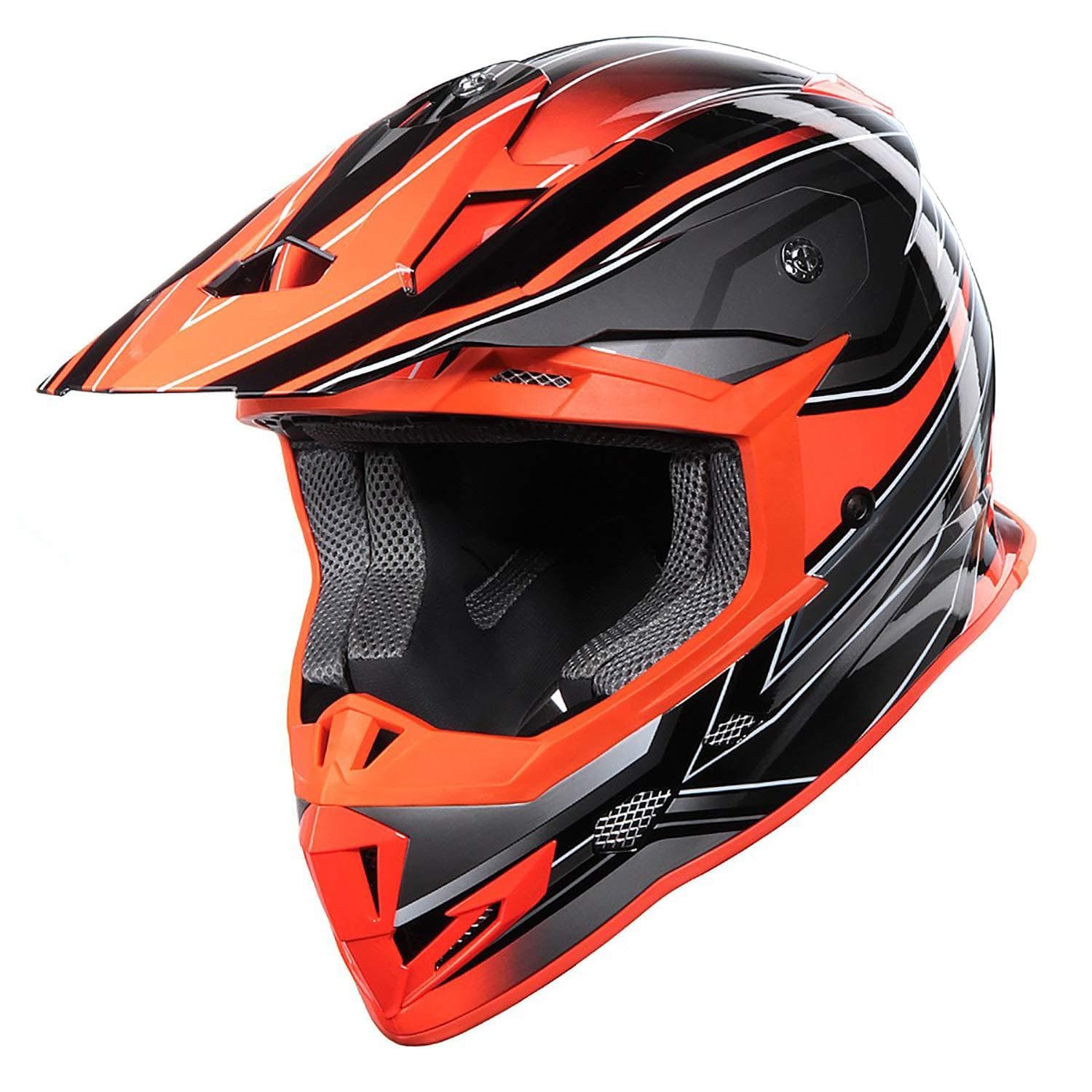 GLX Unisex-Adult GX23 Dirt Bike Off-Road Motocross ATV Motorcycle Helm