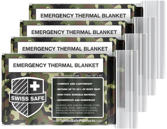 Emergency Blanket Shelter Signal Thermal Survival Safety Insulating Mylar  Heat