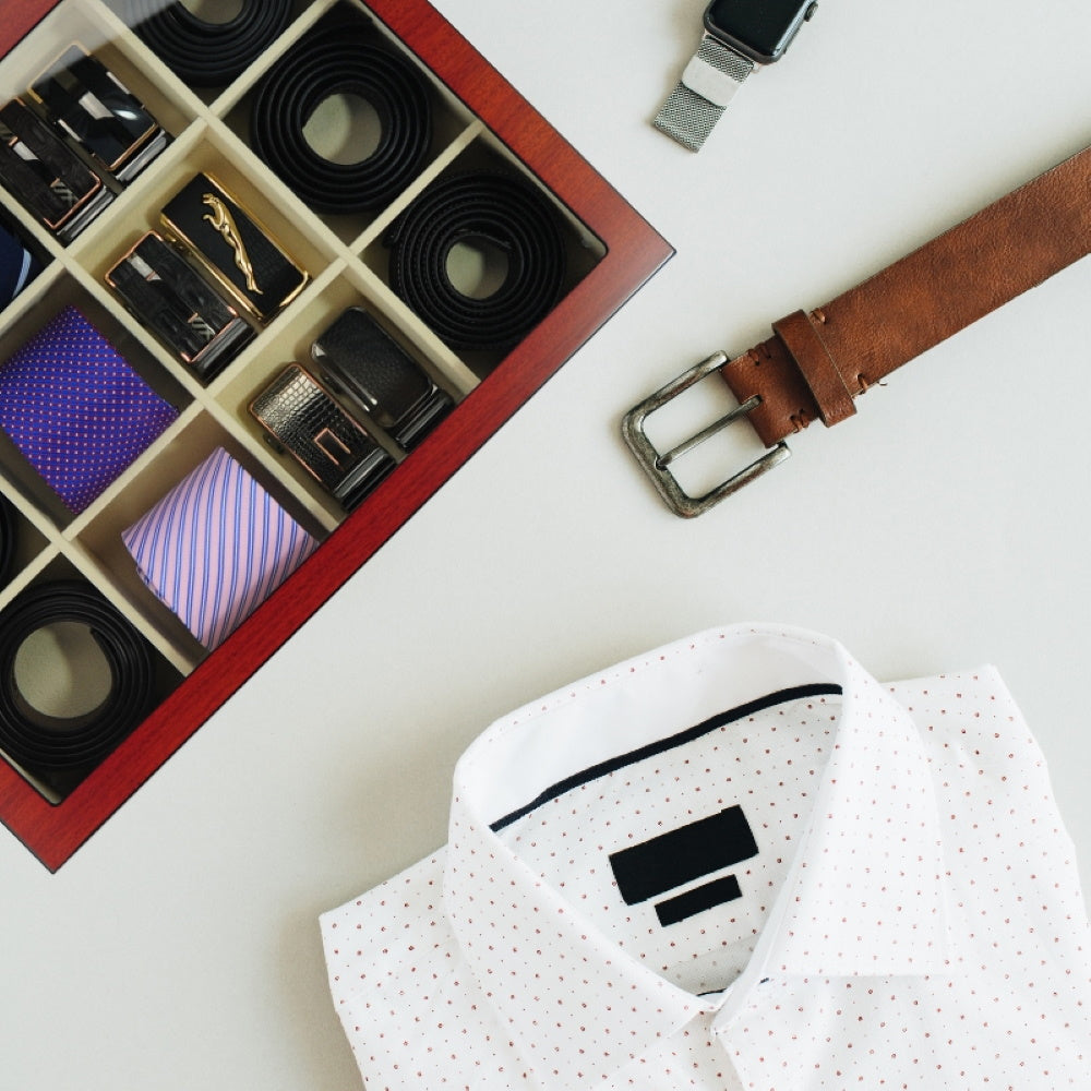 belt buckle storage box