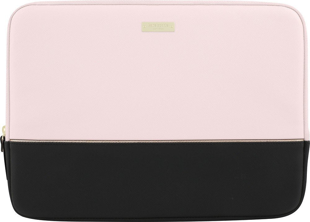 Kate Spade New York Laptop Sleeve Black Gold Rose Quartz