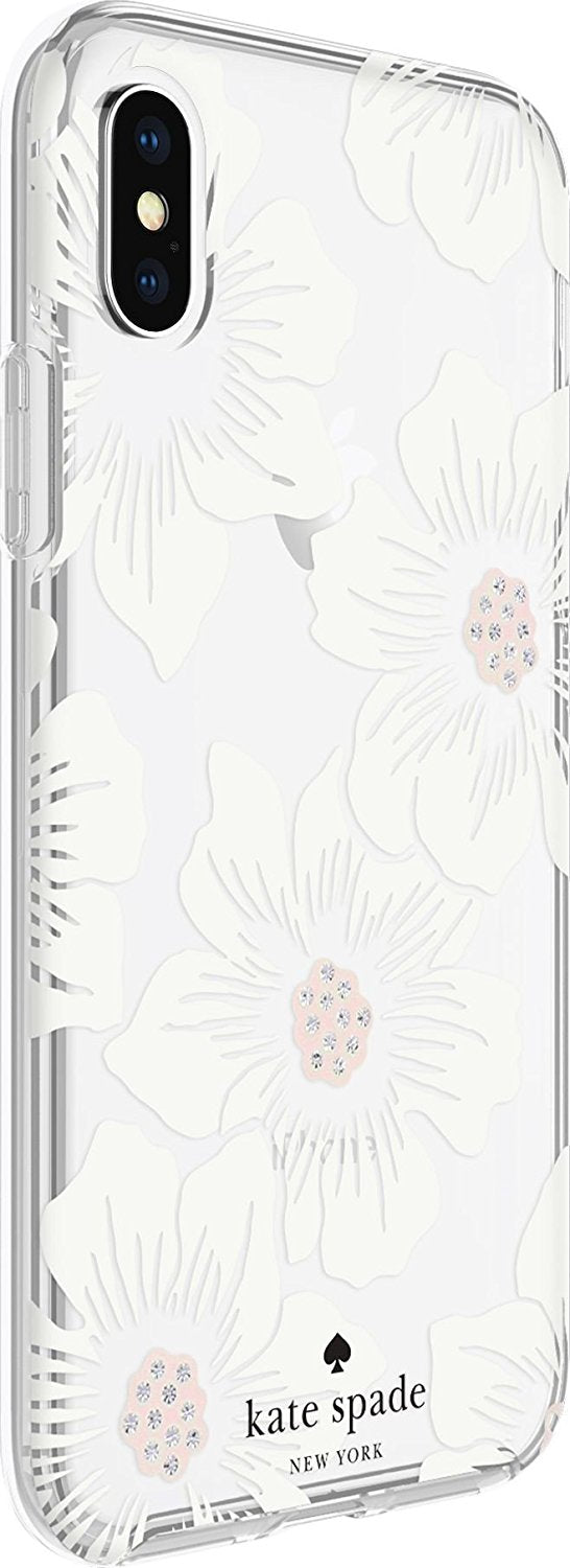 Kate Spade New York iPhone X Hard-shell Case - Floral Clear – Timely Buys