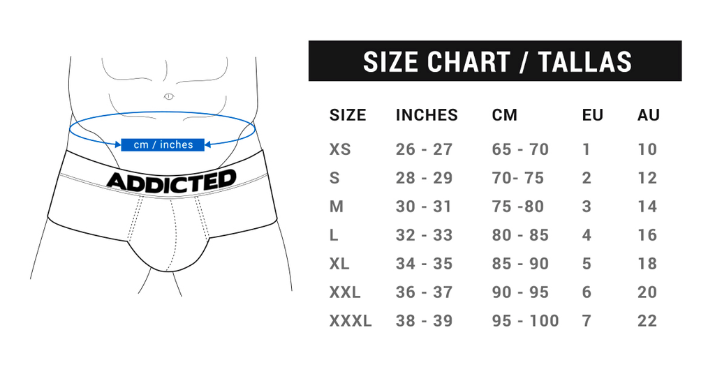 Xl Size Chart Australia