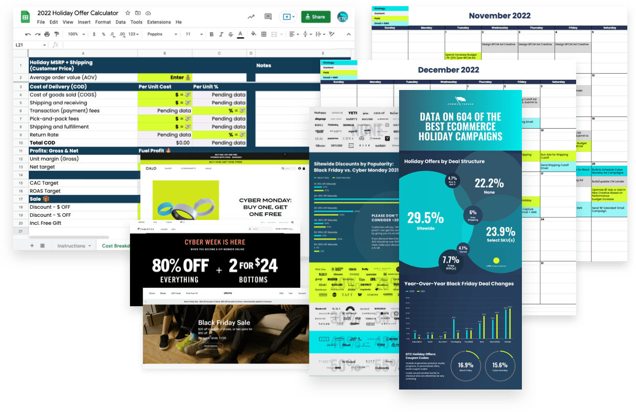 Common Thread Collective's 2022 holiday marketing ecommerce bundle: including strategies and planning to make this year the best BFCM yet