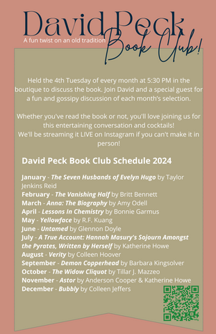 David Peck Book Club 2024