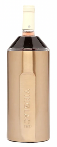 Vinglacé Wine Bottle Insulator in the color Copper that will keep your drink cool or hot for hours