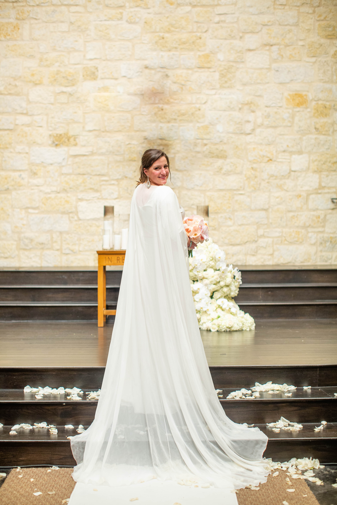 Natalie Pipkin Barr Wedding Austin Texas Custom Wedding Gown David Peck