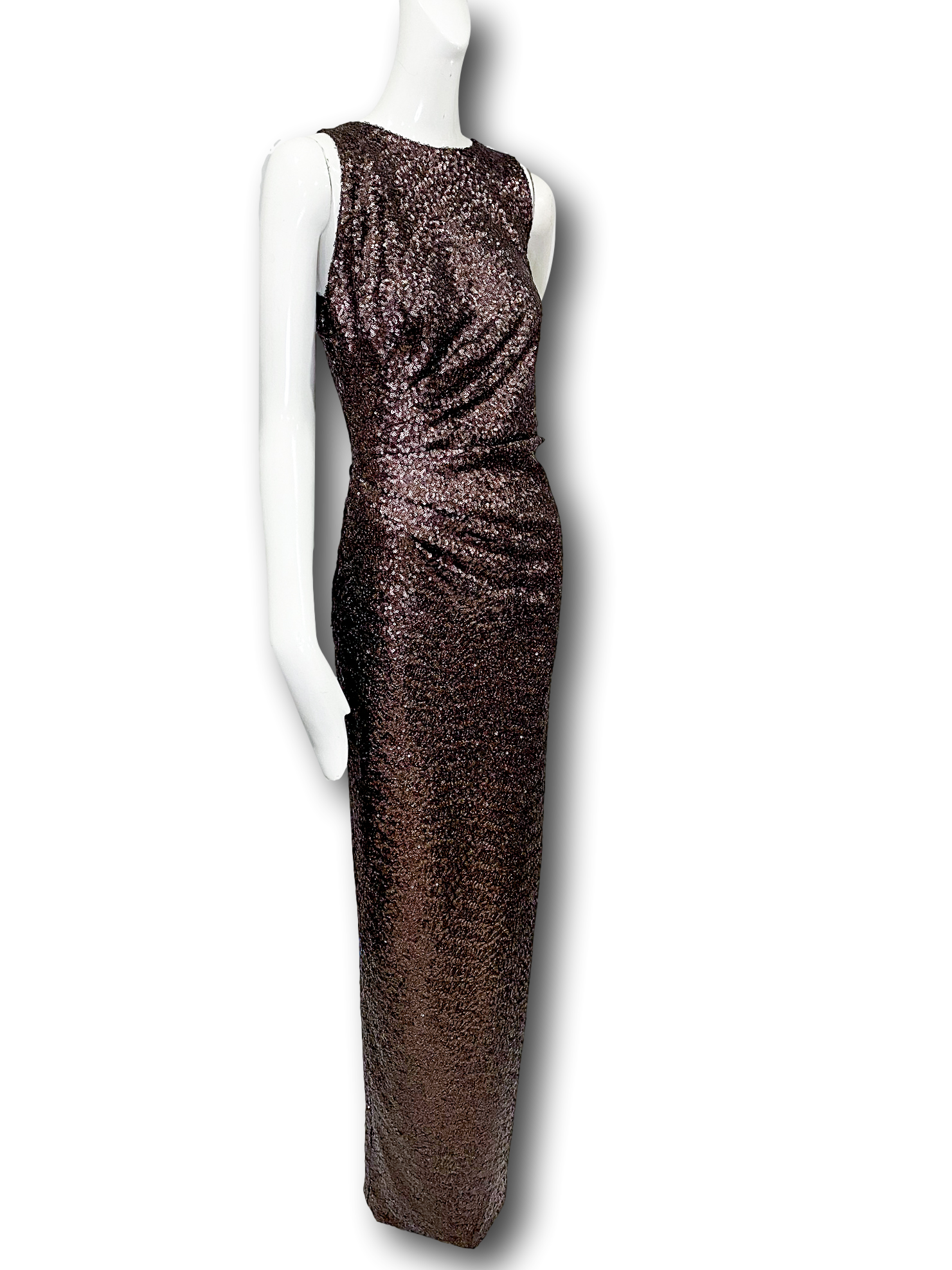 Lexi Gown | Chocolate Sequins