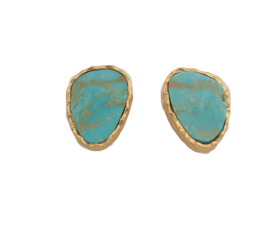 Stud Earrings Turquoise | Christina Greene