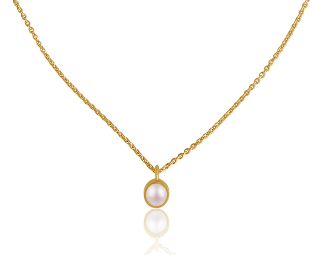 Pearl Dainty Pendant | Christina Greene