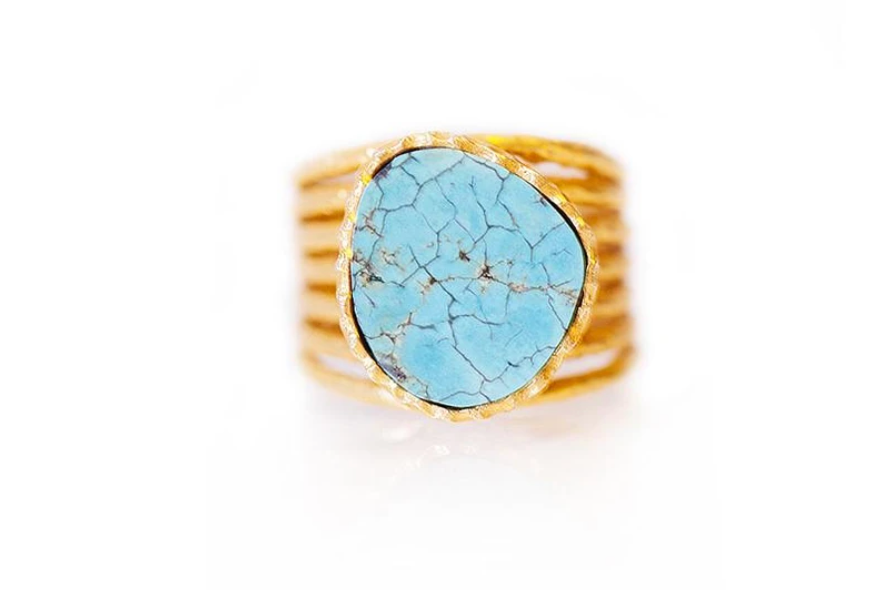 Stackable Ring Turquoise | Christina Greene
