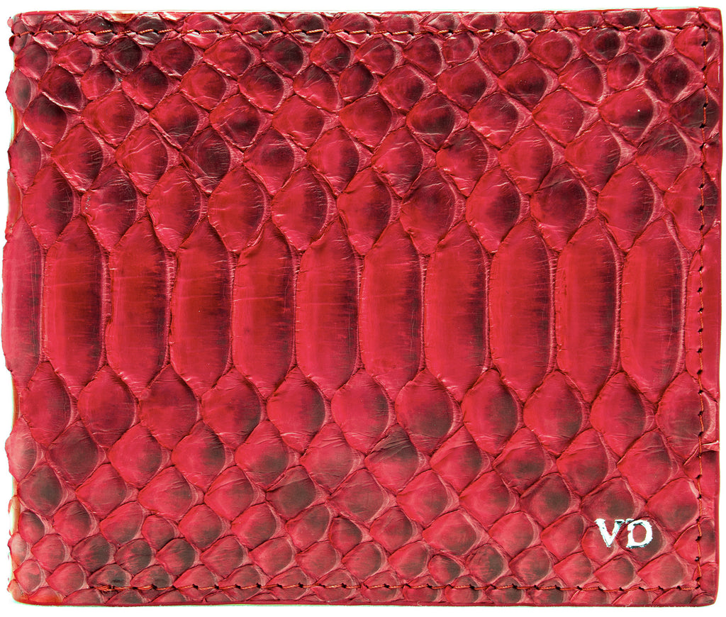 mens snakeskin wallet