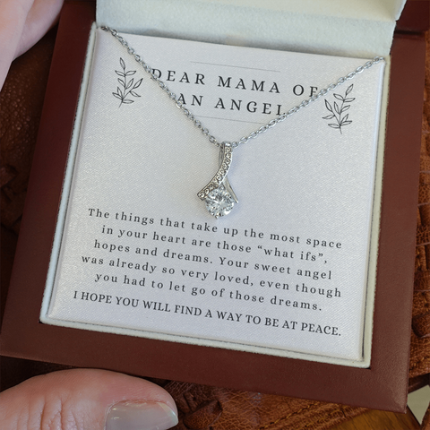 Miscarriage Loss of Baby Condolences Necklace