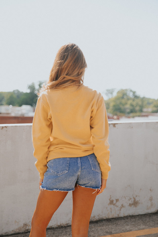 I Like It Sweatshirt — Faded Gold