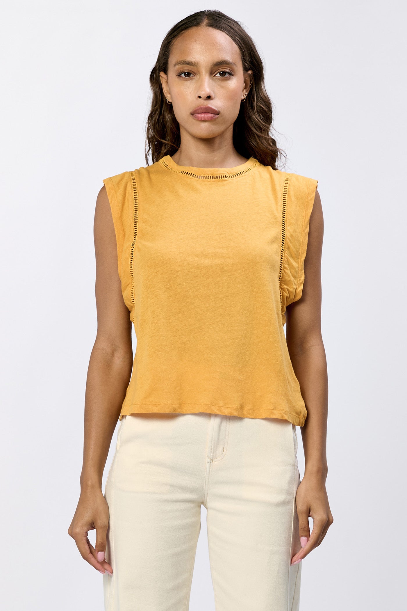 MAJORELLE TOP GOLDEN YELLOW