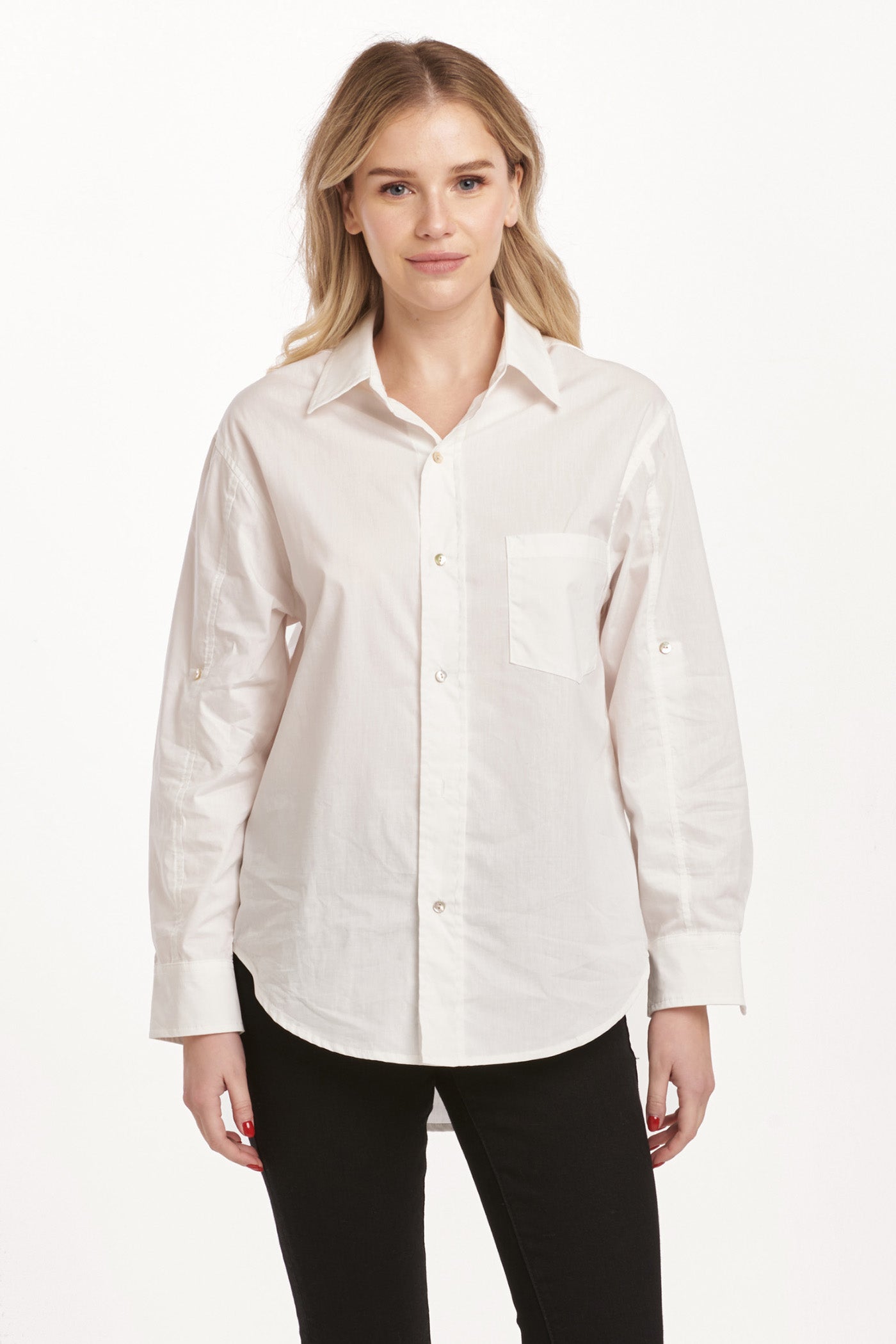 LOLA POPLIN SHIRT WHITE