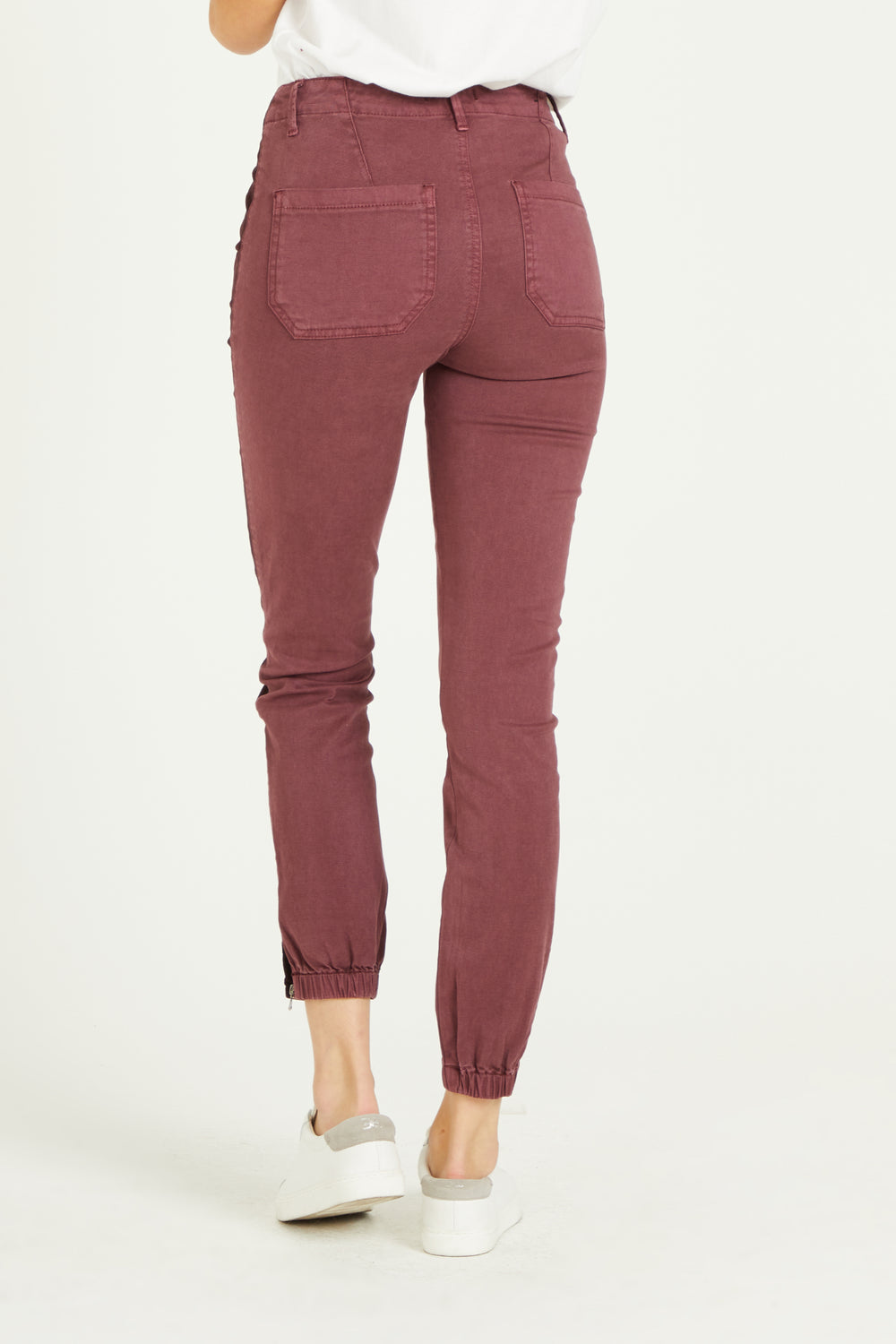 JACEY SUPER HIGH RISE CROPPED JOGGER PANTS CYPRESS – DEAR JOHN DENIM