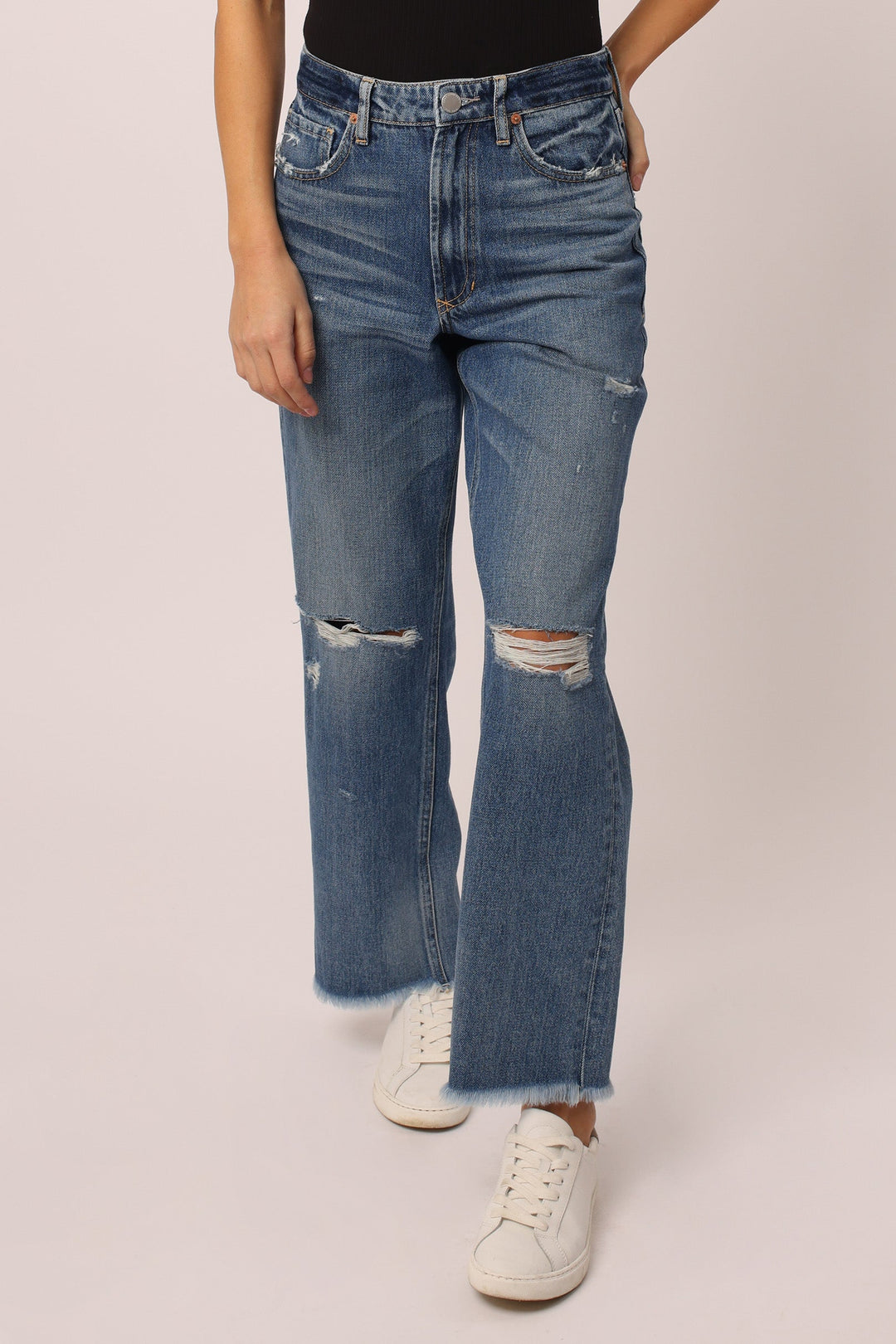 Denim Review: the 90s Ultra High Rise Straight Jeans from