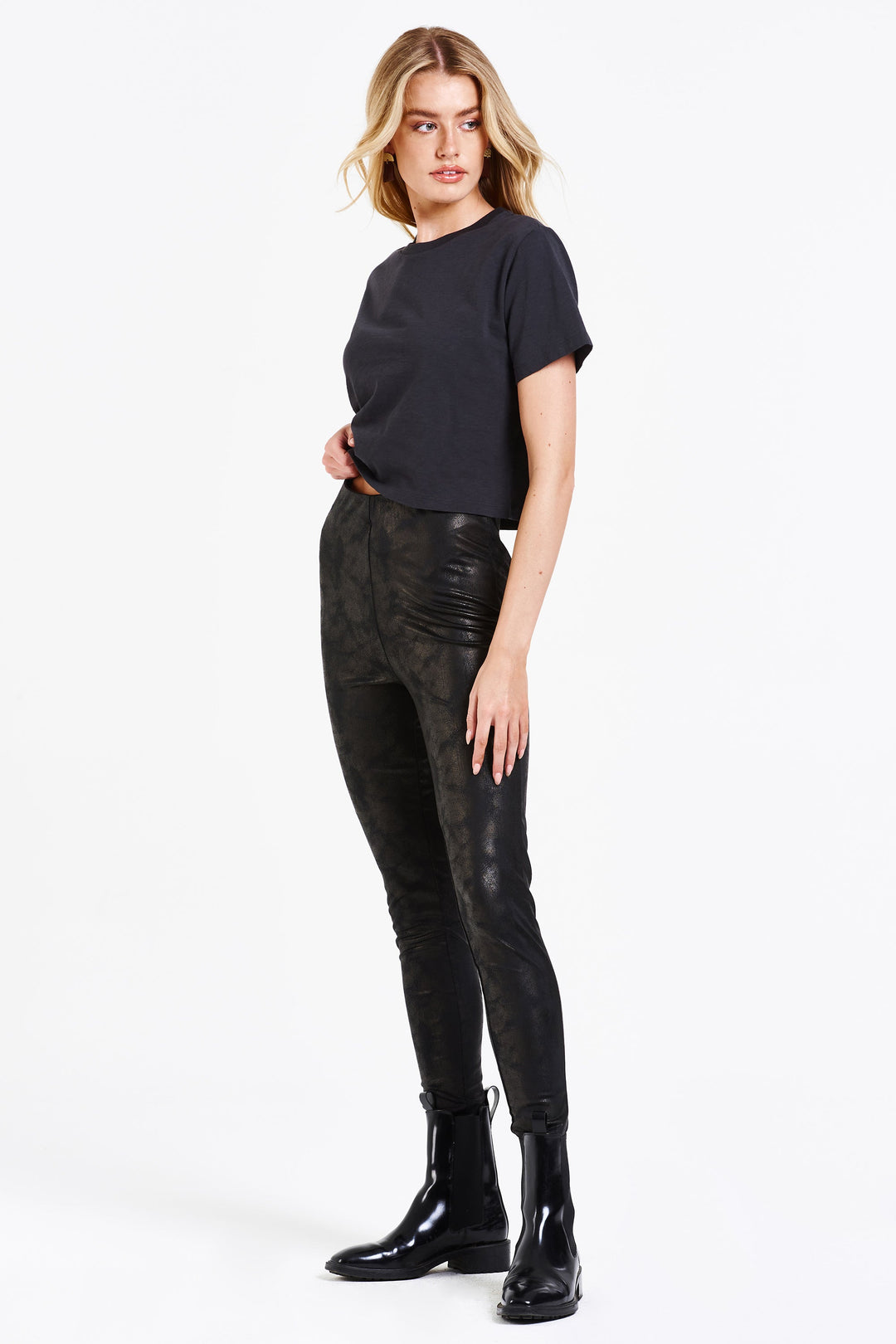 PIXIE HIGH RISE ANKLE SKINNY JEANS BLACK – DEAR JOHN DENIM