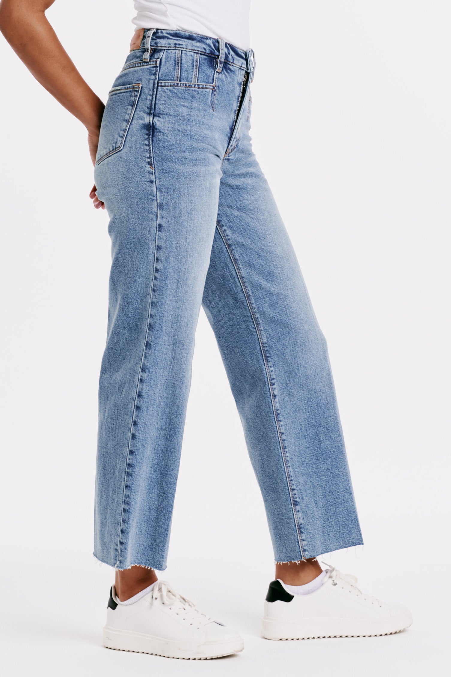 FIONA MID RISE WIDE LEG JEANS NEPHRITE – DEAR JOHN DENIM