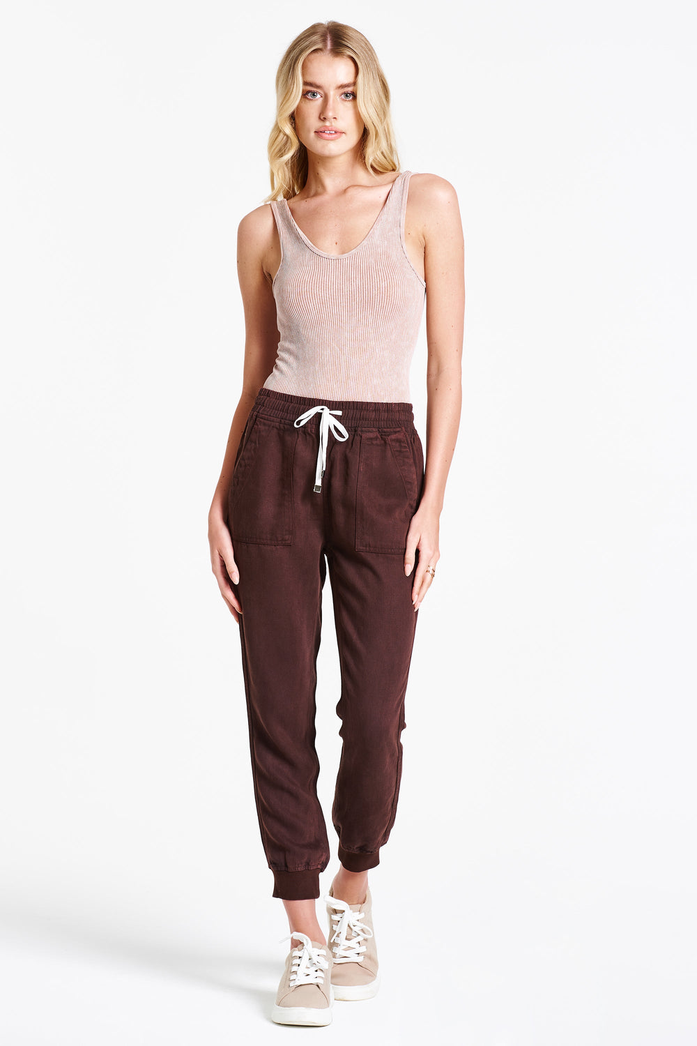 JACEY SUPER HIGH RISE CROPPED JOGGER PANTS CYPRESS – DEAR JOHN DENIM