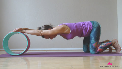 How To Use A Yoga Wheel: 7 Poses and Stretches For Beginners