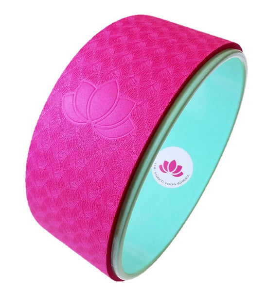 Pink Yoga Wheel Imprint